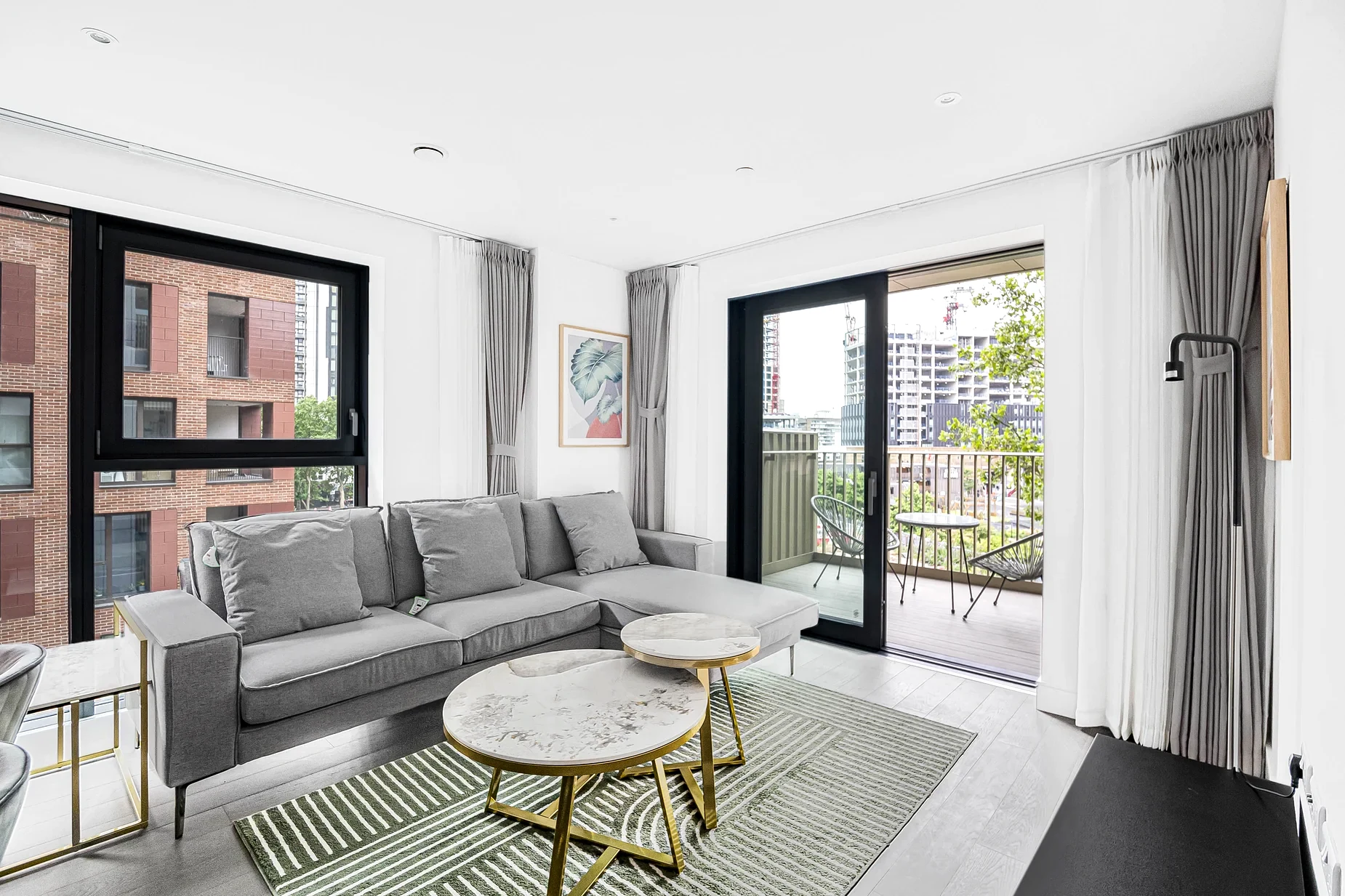 Hawksbury Heights, two-bedroom apartment in Southwark furnished with a STOK premium furniture pack