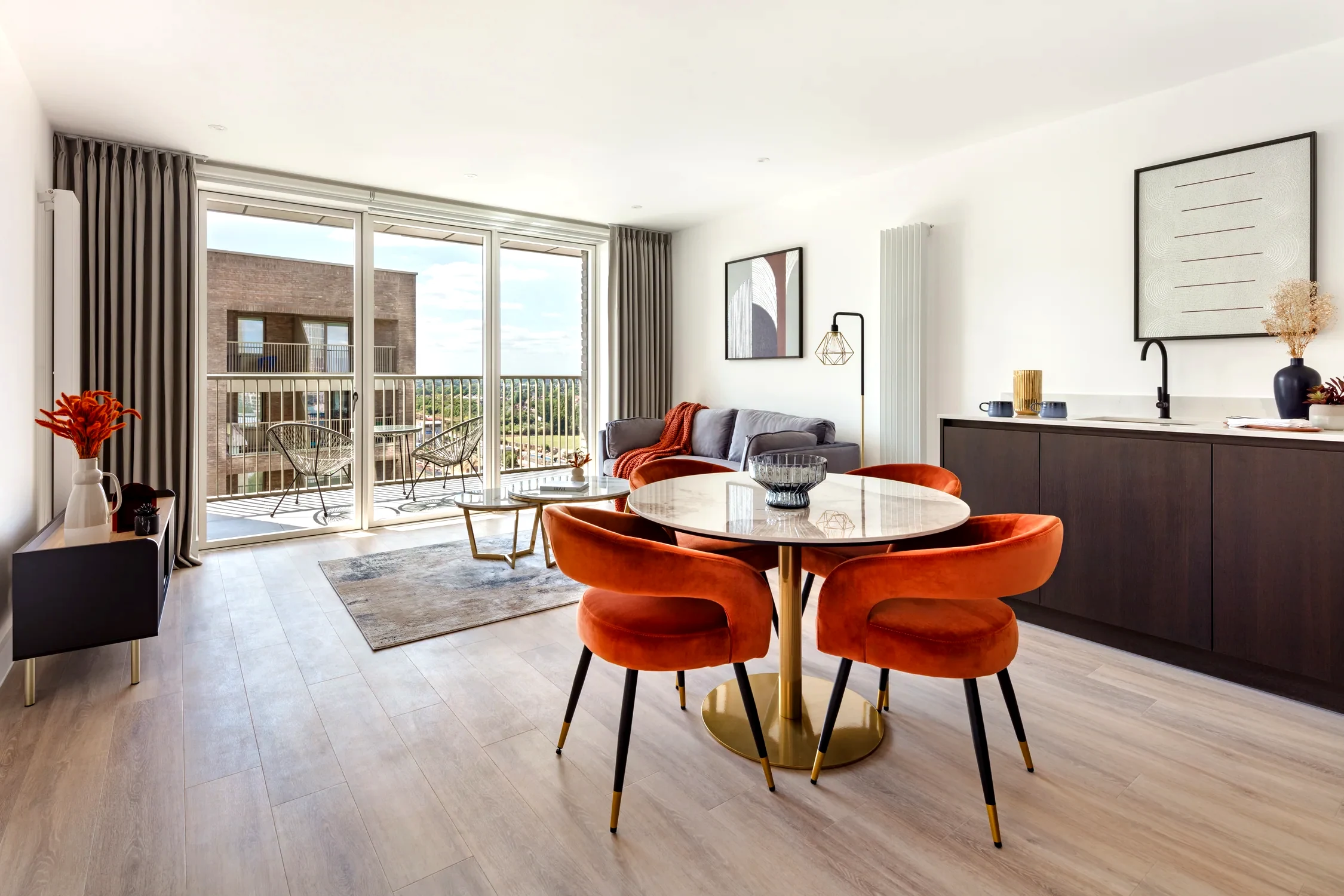 The Verdean 1-Bed, completed STOK Dress to Sell project